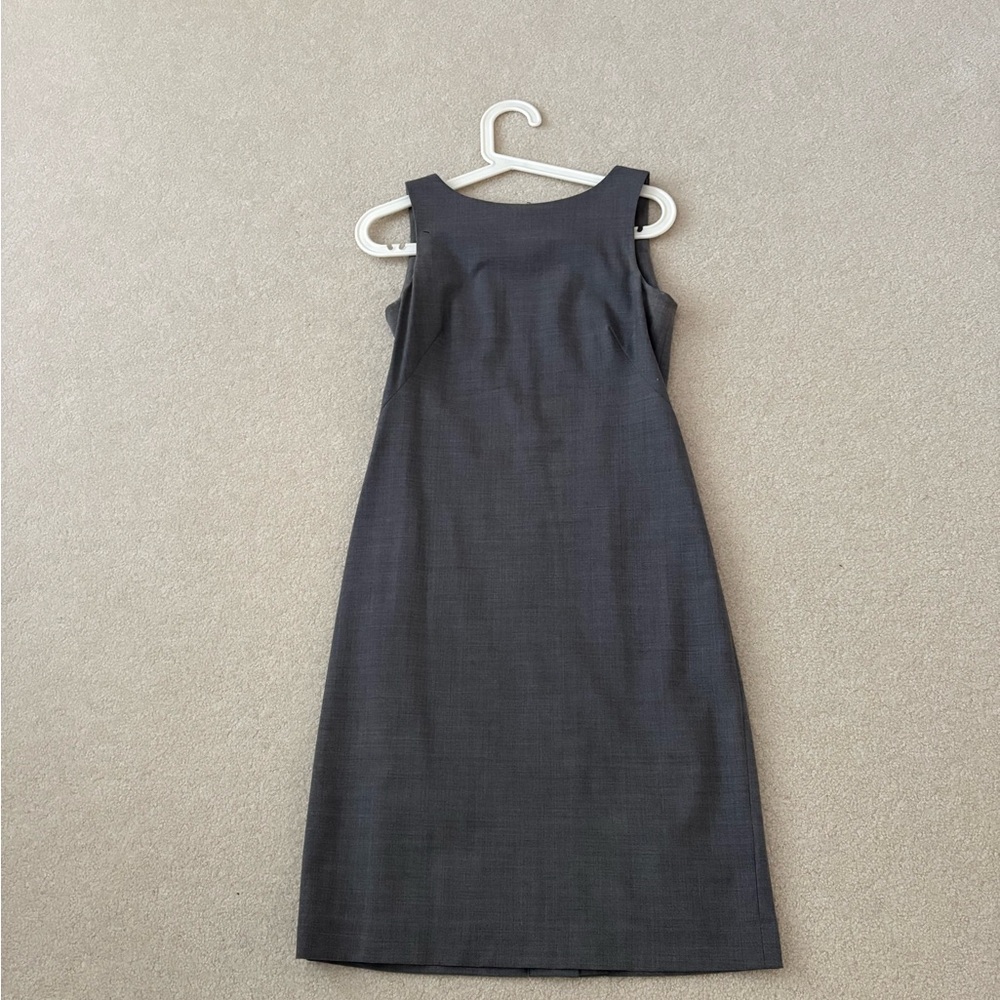 Theory Charcoal Midi Dress